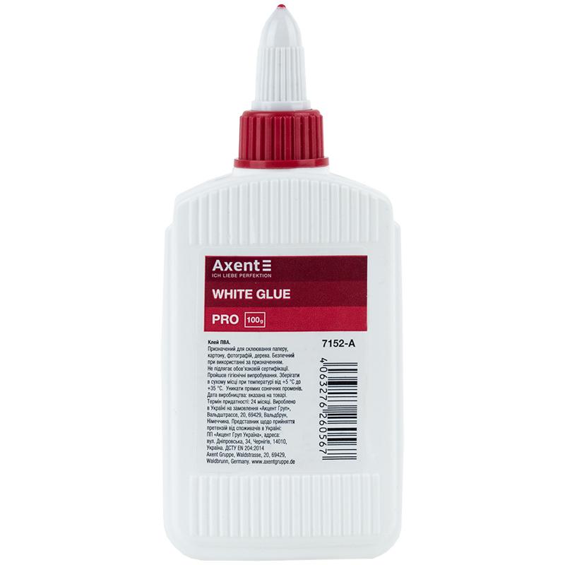 Клей ПВА AXENT 7152-A PRO, ковпачок-дозатор, 100мл